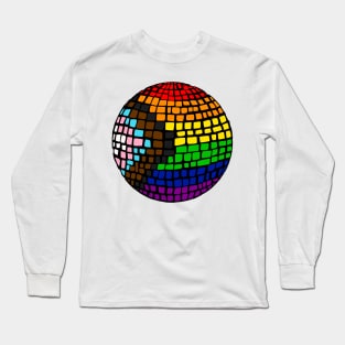 LGBTQ+ Disco Ball Long Sleeve T-Shirt
